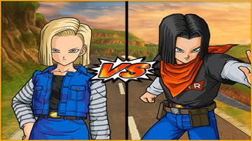 Dragon Ball Z Budokai Tenkaichi 3 - Android 18 VS Android 17 [Request Match]