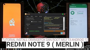 TUTORIAL INSTALL ORANGEFOX & ROOT MAGISK 25.2 | REDMI NOTE 9 | MERLIN | MIUI 13 | ANDROID 12