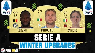 FIFA 20 | BIGGEST SERIE A WINTER UPGRADES 🔥😳| FT. IMMOBILE, LUKAKU, ZANIOLO... etc