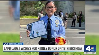 ‘I will fight through it': LAPD cadet battles severe illness