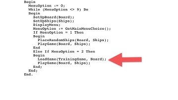 AQA Warships (Pascal) Computer Science 2016