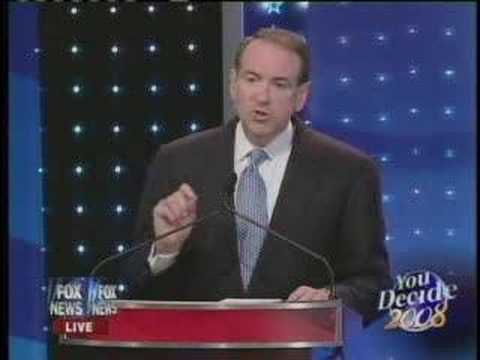 Mike Huckabee Fox News GOP Debate 2