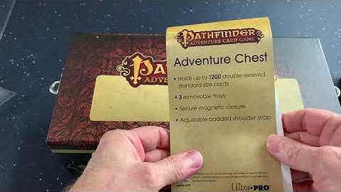 Pathfinder Adventure Chest Opening!! Upper Deck/Paizo