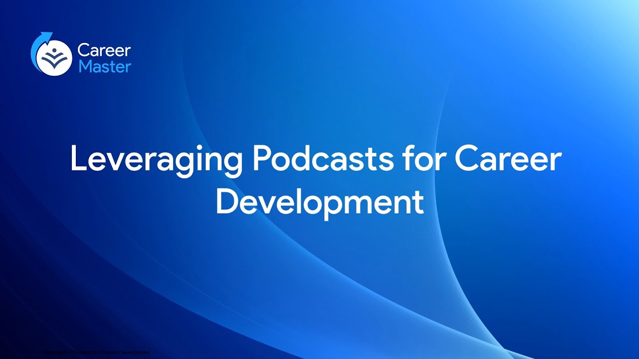 Leveraging Podcasts for Career Development - YouTube