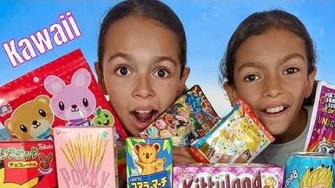 On mange des snacks et Bonbons Japonais Kawaii