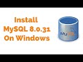 How to install MySQL 8.0.31 Server and Workbench latest version on Windows 8/ 10 / 11.