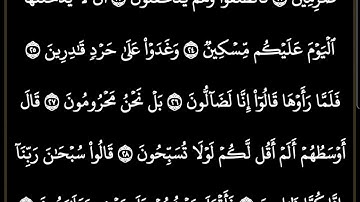 سورة القلم مكتوبة كاملة /بصوت الشيخ ماهر المعيقلي #ترتيل_القرآن_العظيم #ماهر_المعيقلي