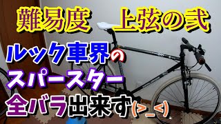 【クロスバイク再生】ドッペルはやはりただ者では無かったWOW!～全バラ出来ず・・・～