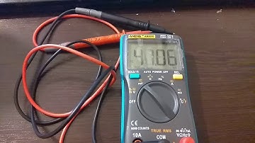 ANENG AN8002 millivolts porblem