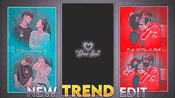 Ink splash lyrics video editing | Instagram trending ink splash lyrics video kaise banaye