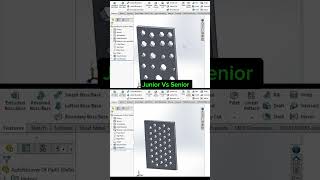 junior vs Senior solidworks Tips and tricks ⭐#solidworkstutorial