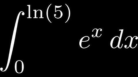 Learn How to Evaluate a Definite Integral with the Exponential Function e^x