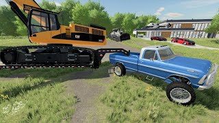 Digging private lake for millionaire | Farming Simulator 22 screenshot 5