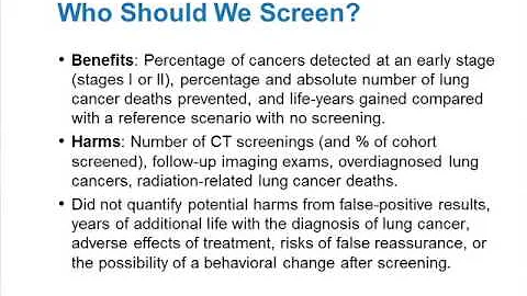 Lung Cancer Screening