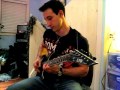 Pinch harmonics and cheesy 80's lick.