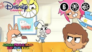 Jongen Meisje Hond Kat Muis Kaas | Kat de Superheld! | Disney Channel België-Nederland screenshot 2