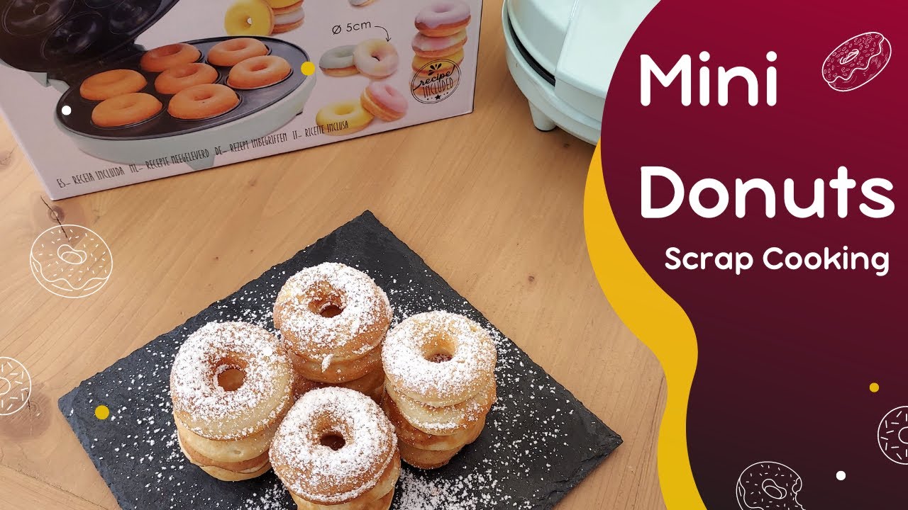 MINI DONUTS SANS FRITURE 👍avec ScrapCooking