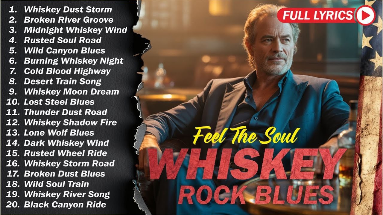 Best of Blues Rock - Emotional Soulful Guitar & Soothing Blues Melodies for Relaxing | 24/7 Stream