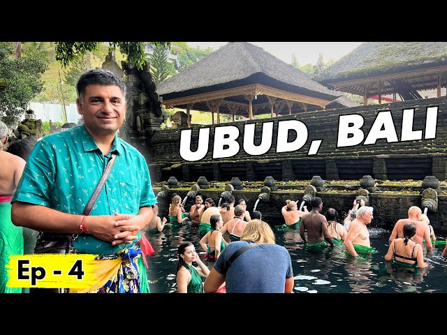 EP 4  Ubud Sightseeing, Bali,| Kanto Lempo Waterfall, Balinese Cusine, Tirta Empul Temple, Indonesia class=