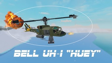 UH-1 "Huey" Helicopter Showcase || Roblox Plane Crazy