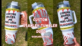 Marie 40oz Tumbler Sublimation Tumbler With Handle Stanley Dupe Stanley  Tumbler Dupe 