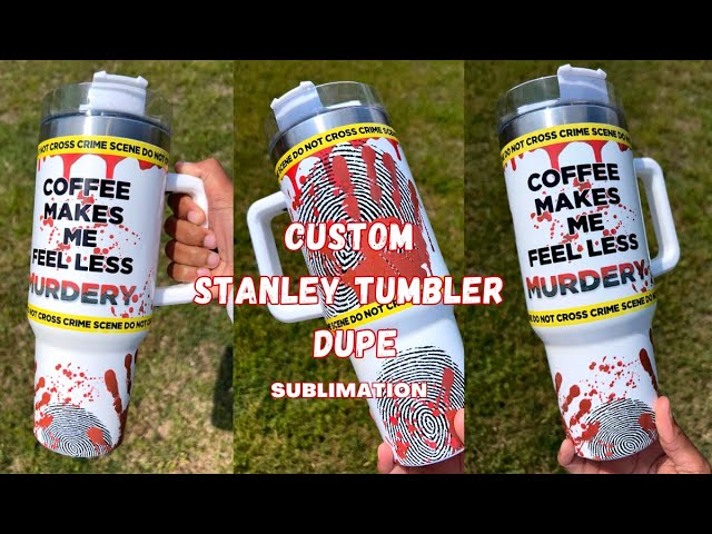 Fantastic series 40oz Stanley dupes travel tumblers H2.0 lids and hand –  YPSub