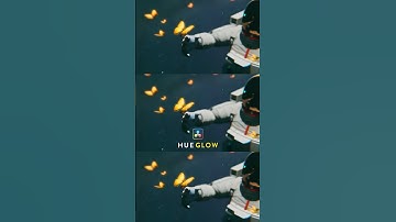 Color glow effect in DaVinci Resolve