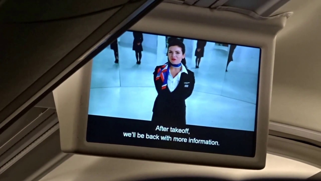 American airlines in flight safety video