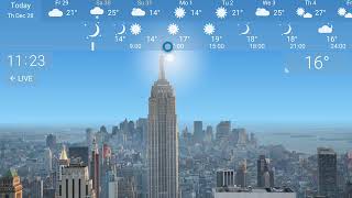 New York in YoWindow Weather app. screenshot 4