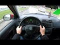 2012 Skoda Fabia 1.2L (70) POV TEST DRIVE