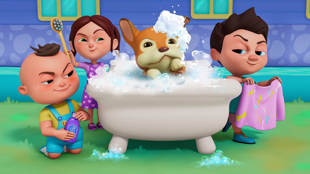 Cachorrinho e Poças de Lama 🐶🎶 | Canções infantis animadas e educativas | Baby Berry