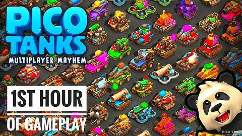 Pico Tanks - Multiplayer Mayhem | 1st Hour of Gameplay (No Commentary)