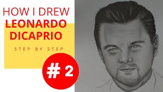 HOW I DREW A REALISTIC PORTRAIT OF LEONARDO DICAPRIO STEPT BY STEP | TUTORIAL PART 2 screenshot 5