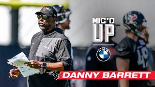 Danny Barrett Mic’d Up at OTAs | Pad Level, Protection and Finish