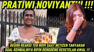 THIS IS TEH NOVI'S REACTION WHEN NETIZENS ASKED ABOUT RIFIN DENGDENG'S RETURN FROM THE INITIAL SE...