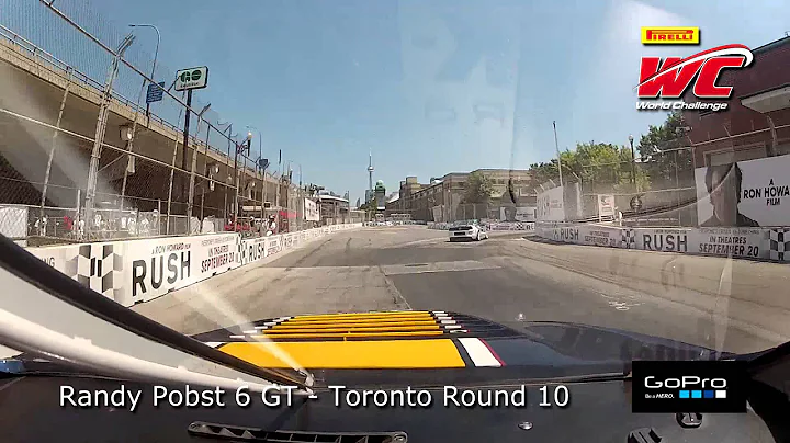 Toronto 2013 - Randy Pobst On Board Highlights of Round 10 GT