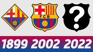 تطور شعار نادي برشلونة | جميع شعارات نادي برشلونة لكرة القدم في التاريخ