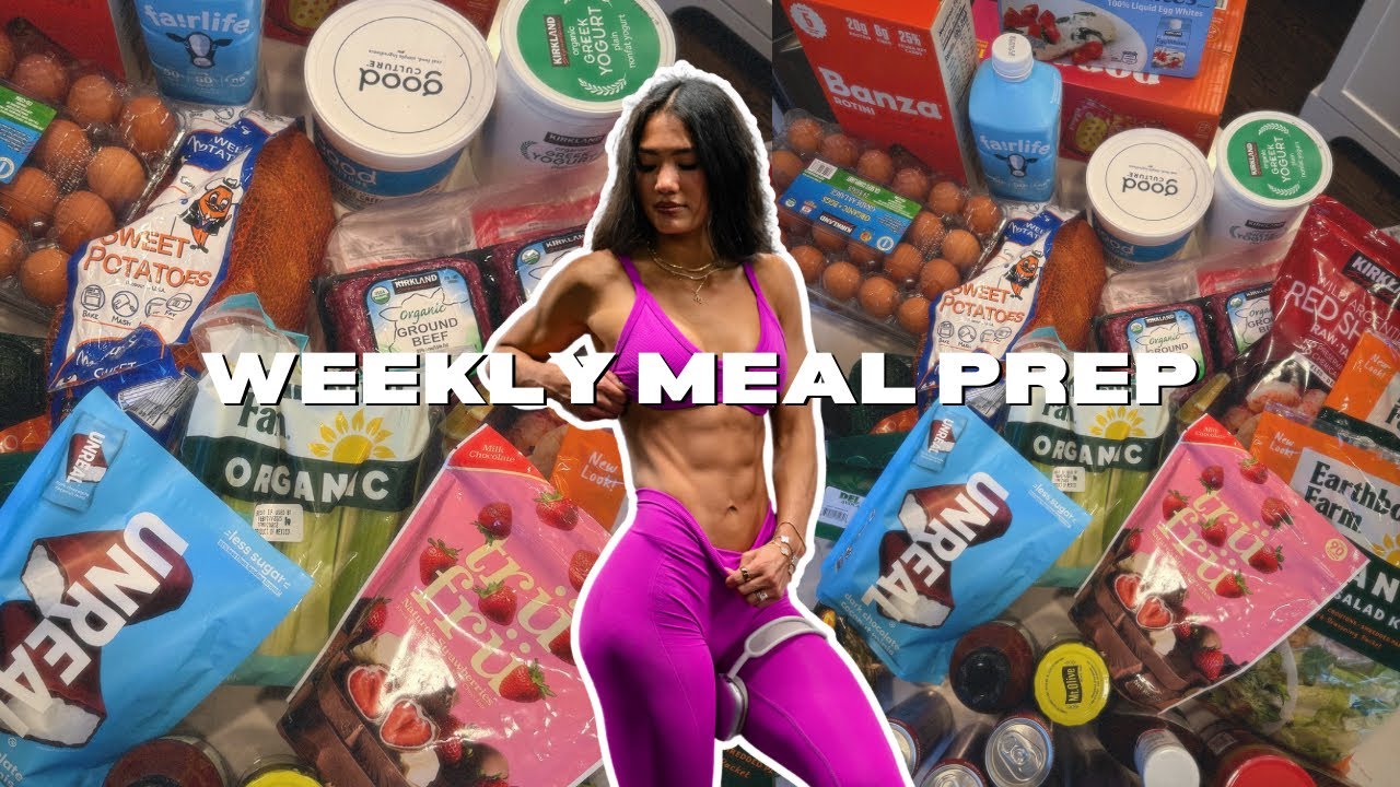 WEEKLY MEAL PREP | crockpot recipes, macro friendly meal prep, chit chat