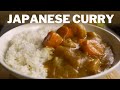 Easy japanese curry rice  made with golden curry