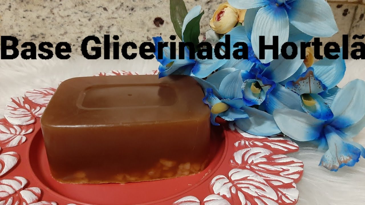 BASE GLICERINADA PERFUMADA HORTELÃ (ANTICOCEIRAS)