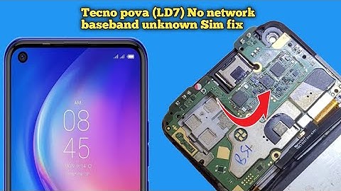 Tecno pova (ld7) No network unknown baseband problem 100% solution | mobile r sikhe