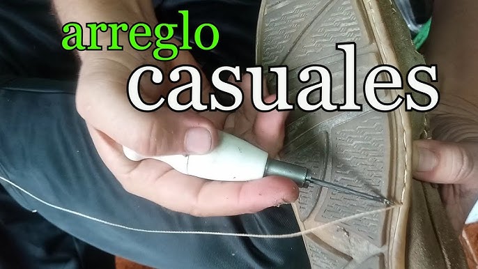 COMO HACER AGUJA PARA COSER ZAPATOS con material reciclado FÁCIL paso a  paso. 