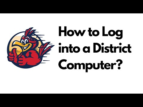 How to Log Into a District Computer