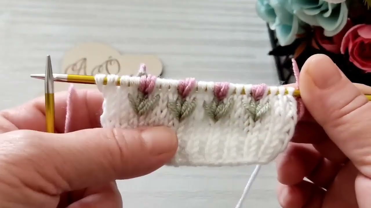 🌷Lale modeli yapımı, knitting crochet baby knitting,baby dress,desing,bebek elbise, hırka yelek 🌷