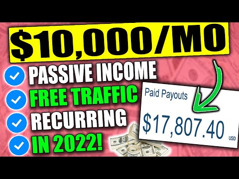 How To Make Passive Income 2022 RECURRING With FREE Traffic. Get Started NOW!🚀