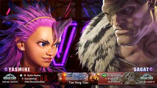 Street Fighter 6 - Richter Masters (Yasmine) vs MustafarKing (Sagat)