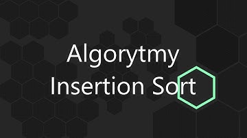 Algorytmy - Insertion Sort, Sortowanie przez wstawianie  - implementacja