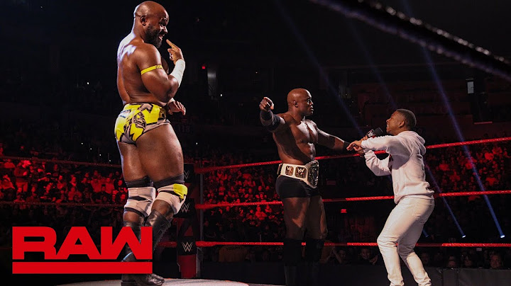 Apollo Crews faces Bobby Lashley in a pose-off: Raw, Jan. 21, 2019