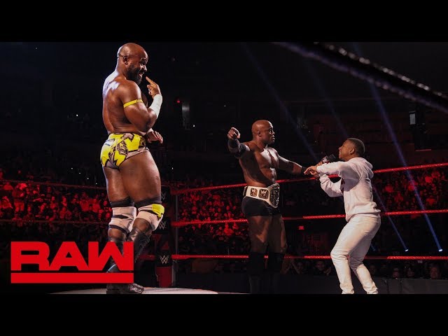 Apollo Crews faces Bobby Lashley in a pose-off: Raw, Jan. 21, 2019 class=