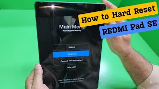 How to Hard Reset REDMI Pad SE (23073RPBFG) – Screen Lock Bypass / Wipe Data by Recovery Mode